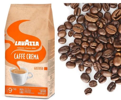 027701 LAVAZZA CAFFE CREMA GUSTOSO KAWA ZIARNISTA 1KG - obrazek 1
