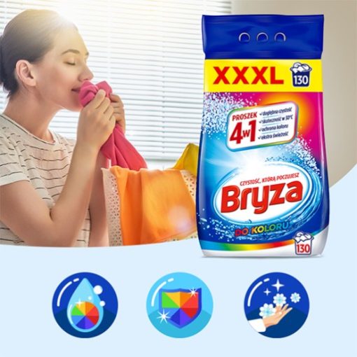 Bryza 4w1 Proszek do Prania Kolor 8,45kg 130 prań + Gratis - obrazek 4