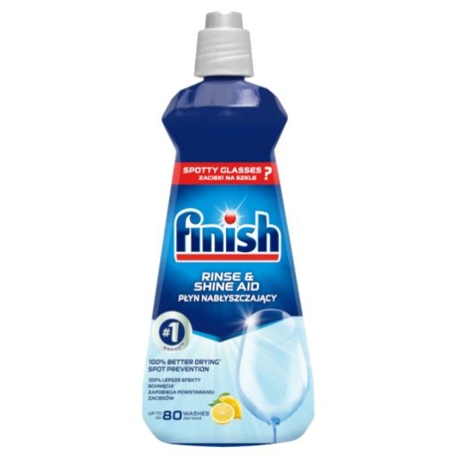 Finish Płyn Nabłyszczacz Do Zmywarki Lemon 400 ml - obrazek 2