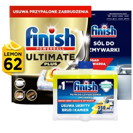 Finish Ultimate Plus Kapsułki 62 Lemon + 2 Dodatki - obrazek 1