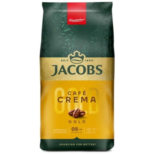 Jacobs Cafe Crema Gold 1kg kawa ziarnista - obrazek 1