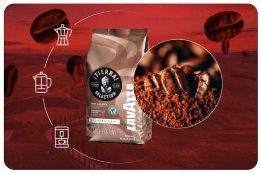 Lavazza Tierra Selection 1kg kawa ziarnista - obrazek 2