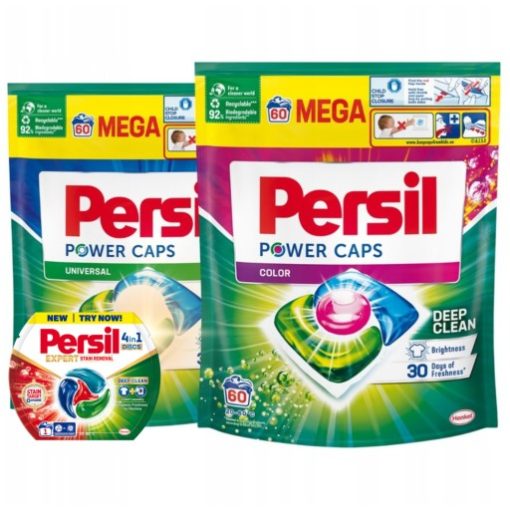 Persil Power Caps Kapsułki do Prania Zestaw MIX 120 szt. + Gratis - obrazek 1
