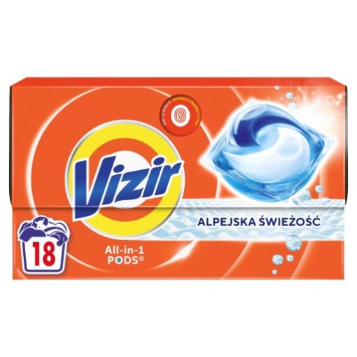 Vizir Platinum PODS Alpine Fresh Kapsułki do prania, 18 prań - obrazek 7