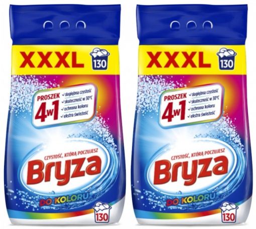Zestaw Bryza 4w1 Proszek do prania koloru 2 x 8,45 kg 260 prań XXL - obrazek 1