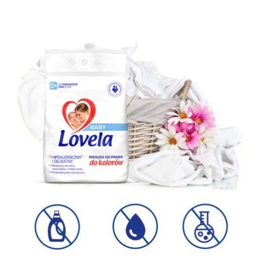 Zestaw Lovela Baby Proszek do prania koloru dla dzieci 82 prania 2 x 4,1 kg - obrazek 4